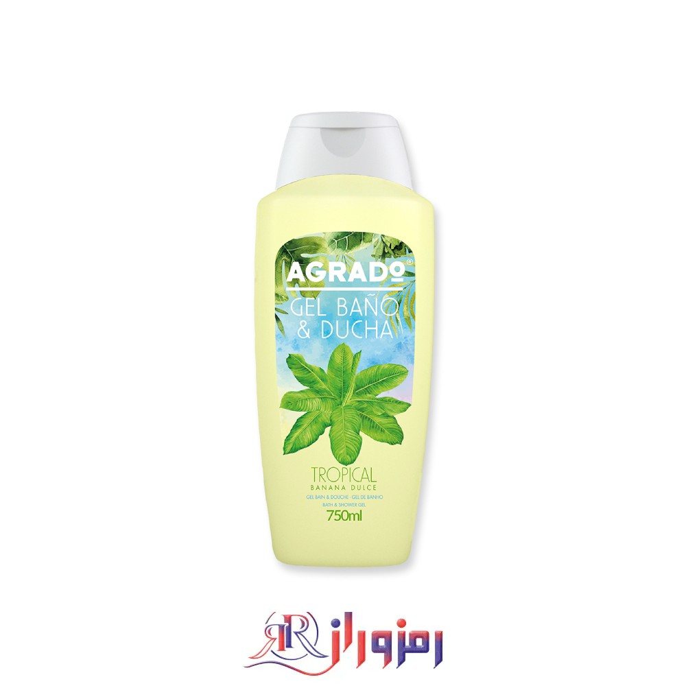 شامپو بدن آگرادو مدل Tropical رایحه استوایی حجم 750 میل،خرید و قیمت شامپو بدن آگرادو مدل Tropical رایحه استوایی حجم 750 میل